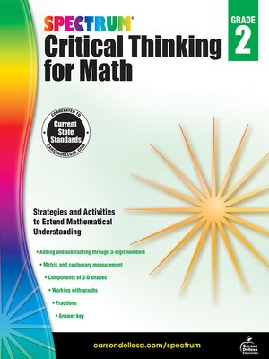 Spectrum Critical Thinking for Math, Grade 2 - ebook